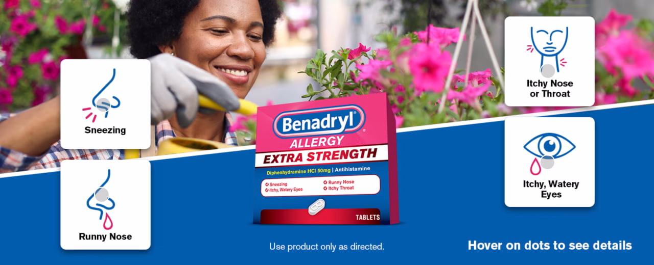 آنتی هیستامین 50 میلی‌گرم Benadryl