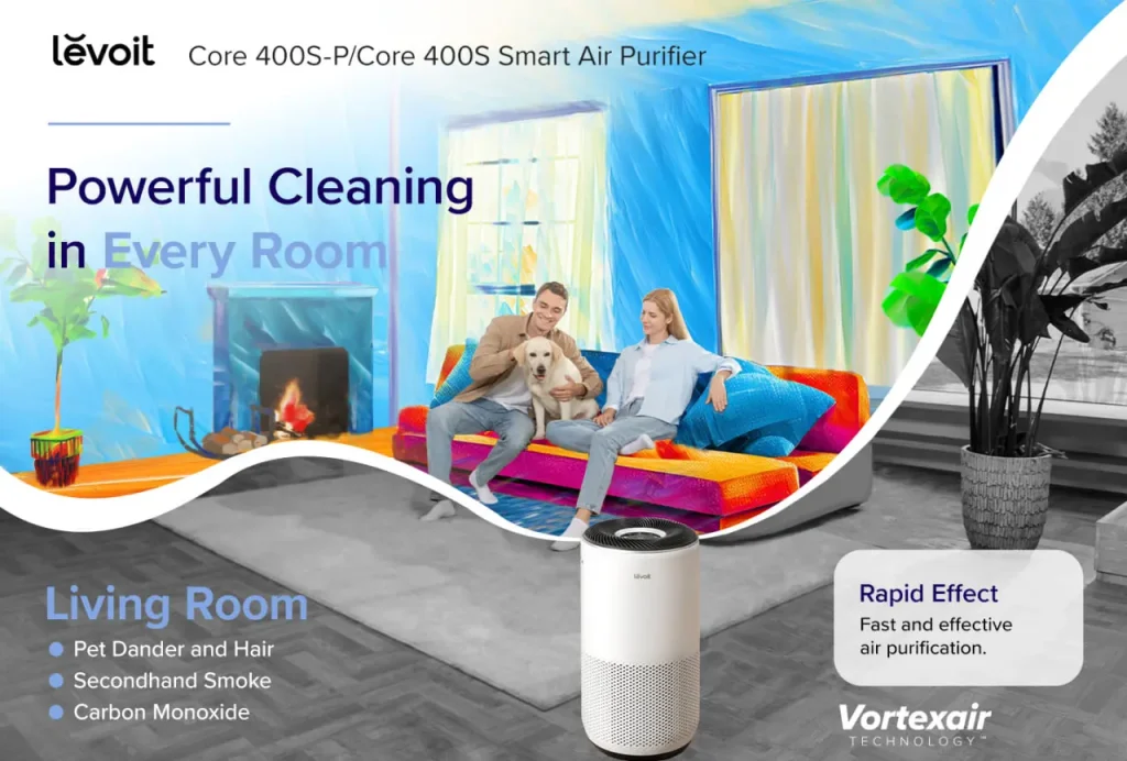 دستگاه تصفیه هوا هوشمند Levoit Core 400S